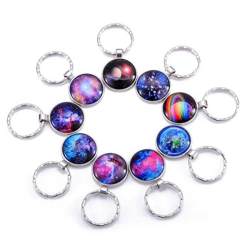 Collar del Universo, vidrio, gema de 1.6cm, 9 modelos - Bavalu