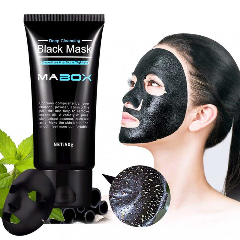 Beauté cosmétiques OEM masque facial noir de charbon de bois de