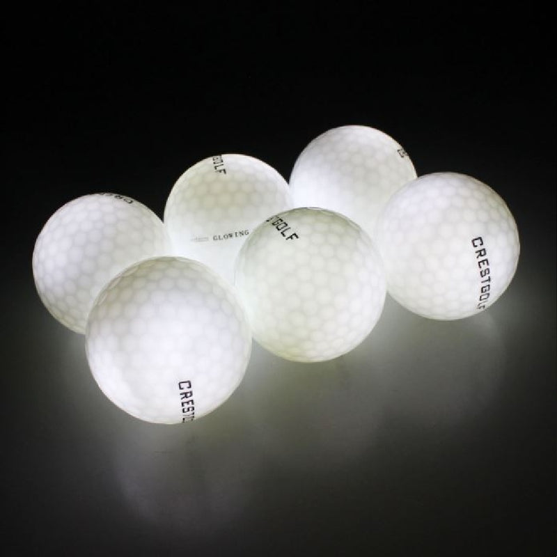 Balles de golf, avec éclairage LED, étanches, 4 balles