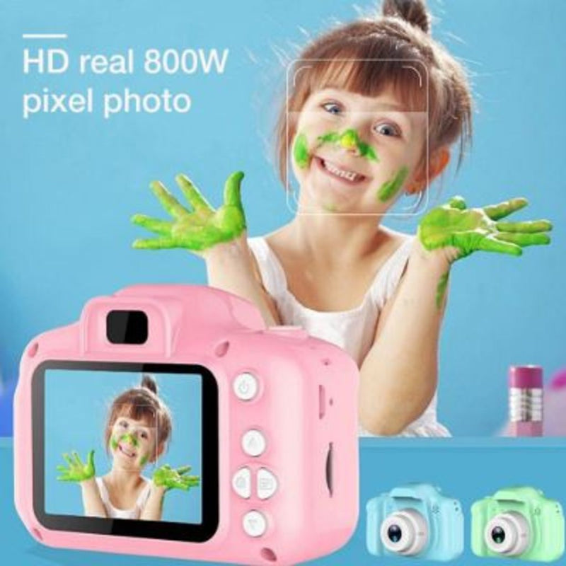 Cámara Fotográfica Digital Infantil Para Niños Fotos Videos - Color Azul -  Luegopago