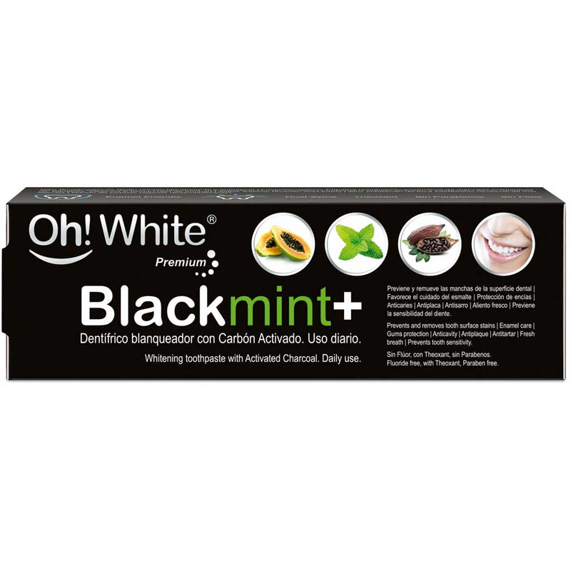 Activated charcoal, whitening, organic, round 