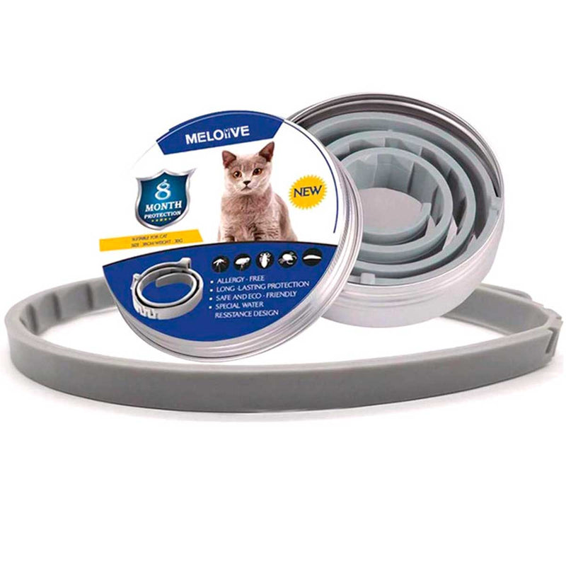 Flea collar for dogs and cats, two sizes, adjustable