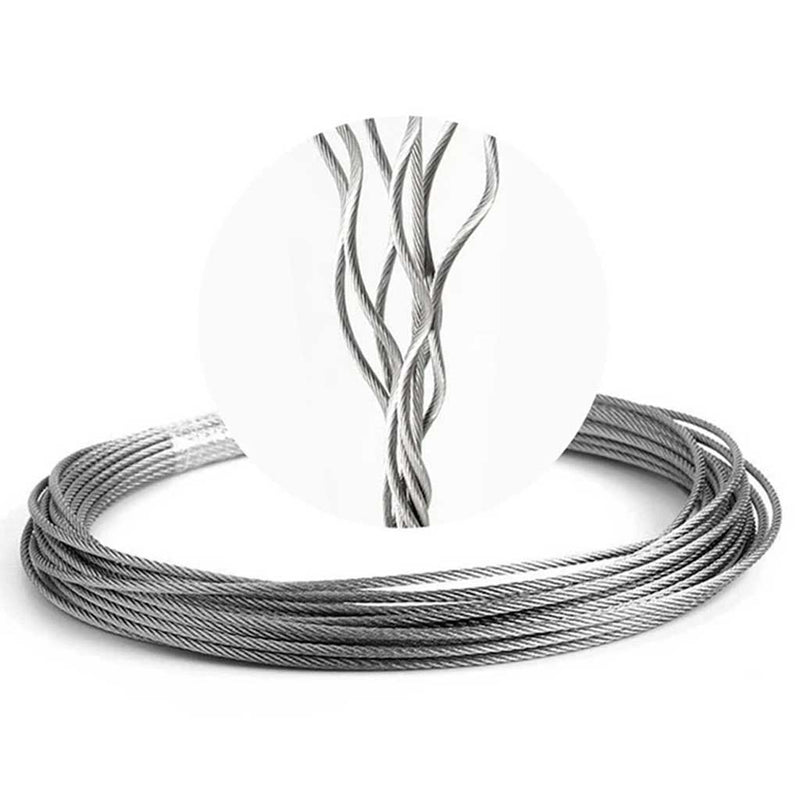 Cuerda de tender, extensible, metálica, resistente - Bavalu
