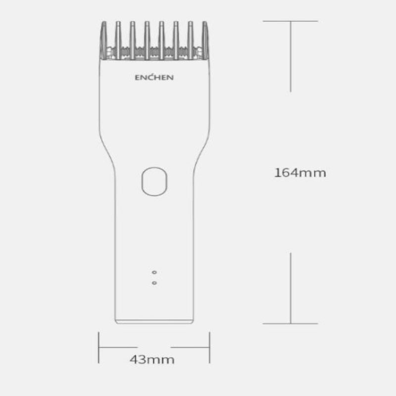 Hair clipper, 7 cutting lengths, 2 speeds