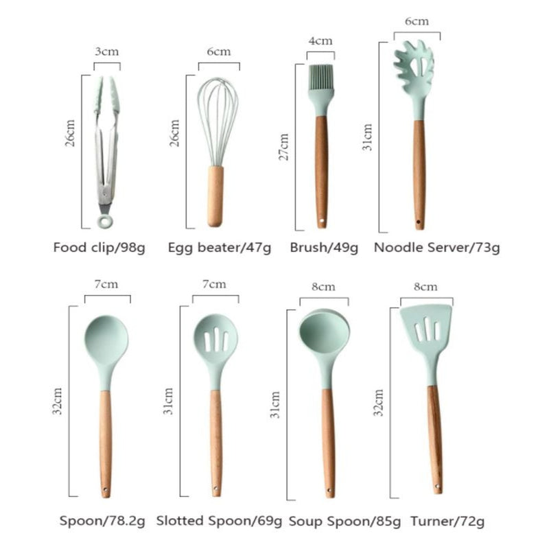 Kitchen utensils, kitchen utensils set, 9 or 12 pieces