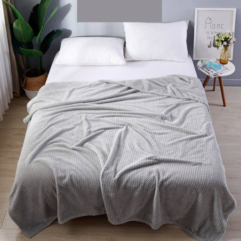 Couvertures de canapé et de lit, flanelle, différentes tailles et couleurs