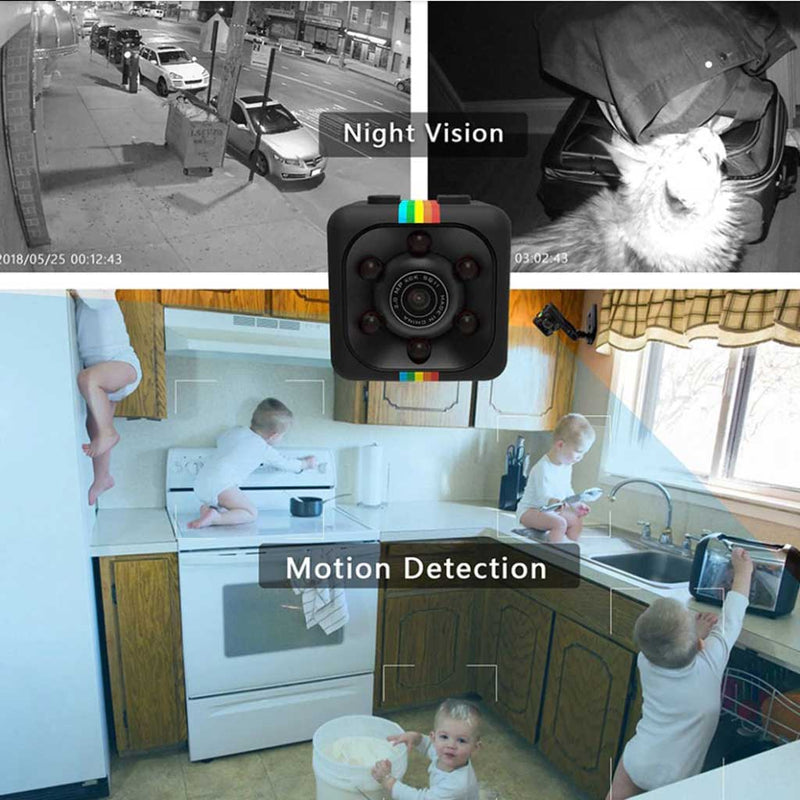 Mini Cámara Espía Full Hd 1080p Sensor Movimiento Visión Noc
