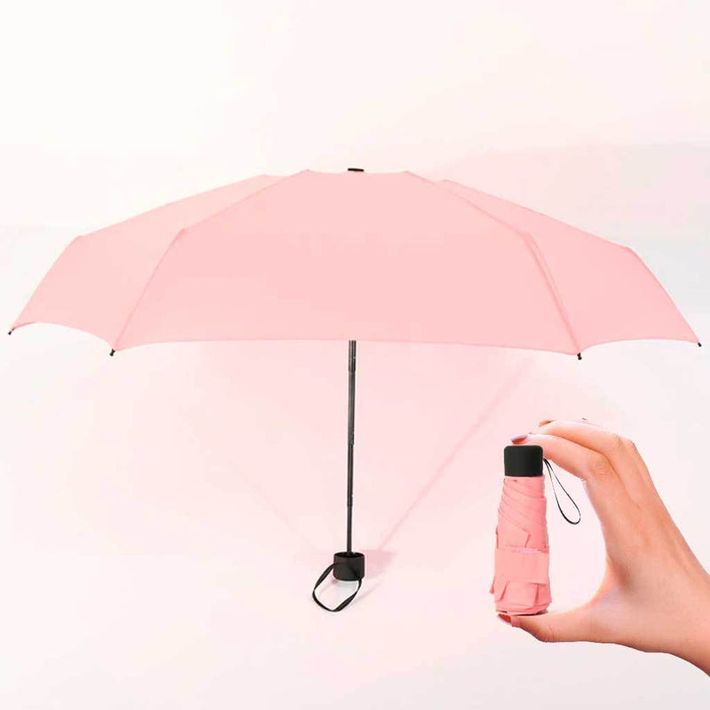 Mini paraguas, de bolsillo, 180 g, 17 cm, 7 colores - Bavalu