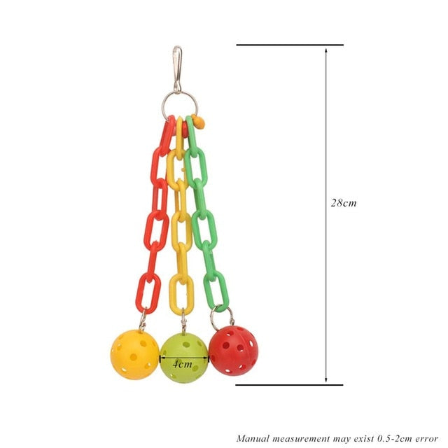 Bird toys, different models and sizes
