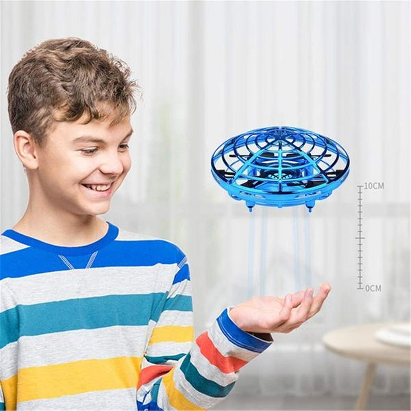 Remote control helicopter, UFO type, gesture control, USB charging
